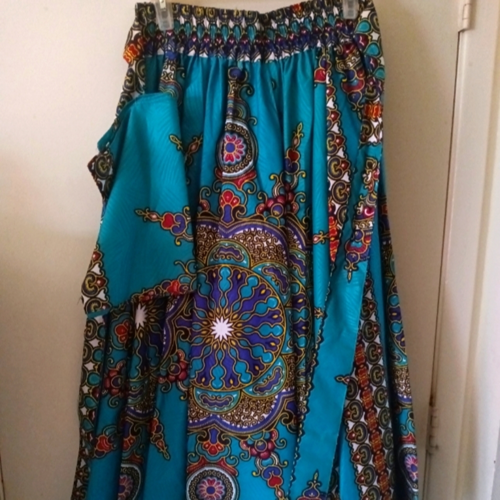 Women's Dot Print Swing Skirt